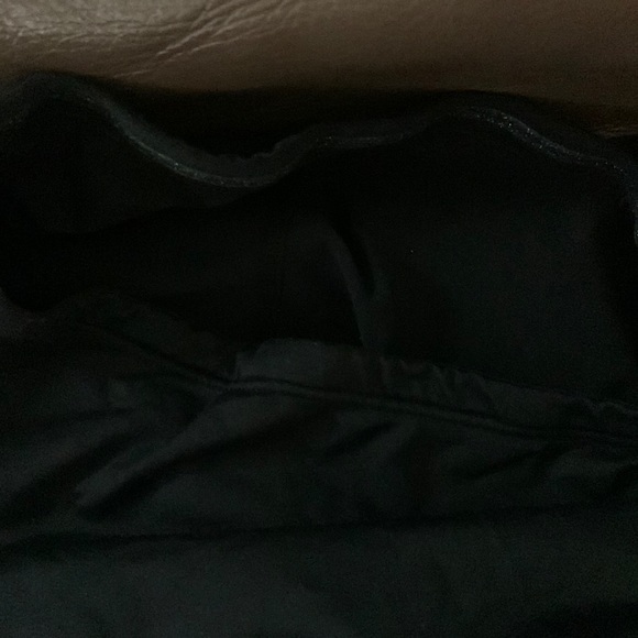 - Lululemon Pace Setter skirt sz 10 black lined with shorts,skort tennis preppy - Picture 9 of 11